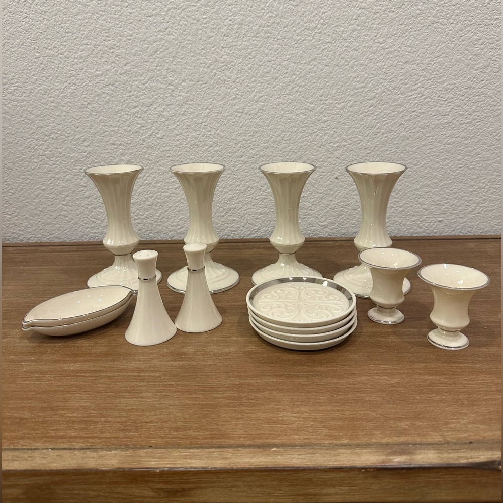 Vintage Lenox "Classic" Set with Platinum Finish